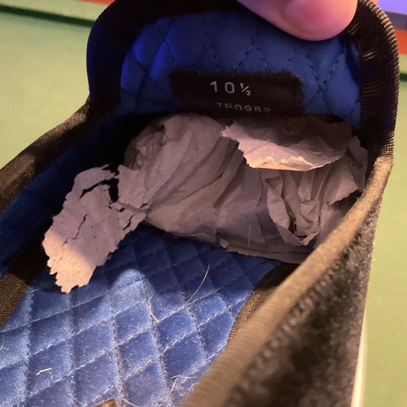 Fendi Mens Black Karlito Velvet Mink Fur Mocassin Slip On Loafers Size 10.5 - Picture 11 of 11